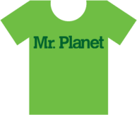 maglietta verde mr. planet